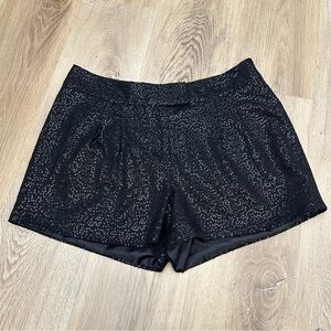 Jennifer Lopez Black Sequin High Waist Shorts